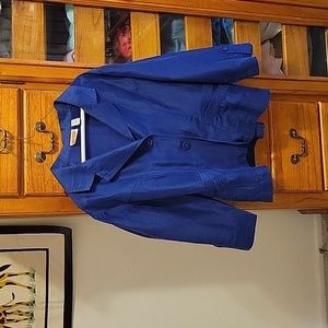 CHICO'S linen blend Light weight Jacket